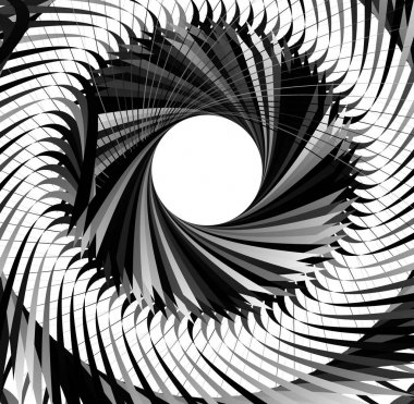 Spiral ile dairesel desen