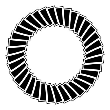 dairesel motifi ile geometrik sanat. 