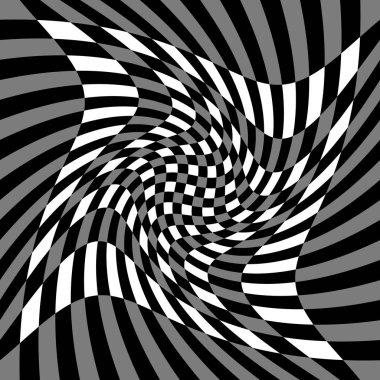 Çeşitli desenler üzerinde distorsiyon etkileri. 