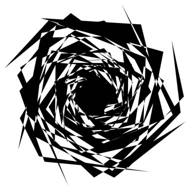 Sert, sinirli dokulu geometrik öğesi.