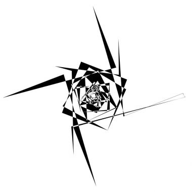 Sert, sinirli dokulu geometrik öğesi.