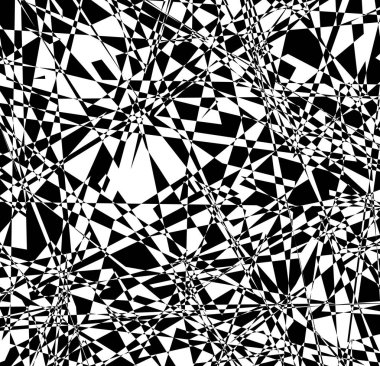 Sinirli bir geometrik şekil, desen.