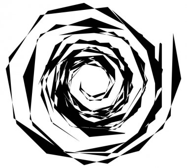 Sinirli bir geometrik şekil, desen.