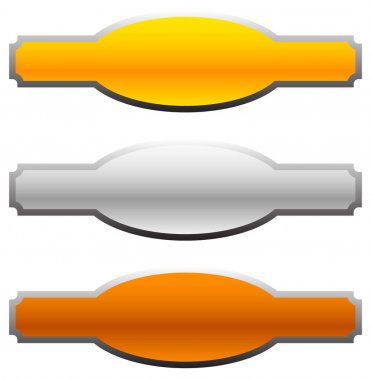Altın gümüş ve bronz plaklar ile