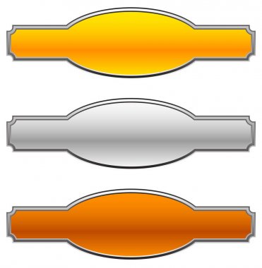 Altın gümüş ve bronz plaklar ile