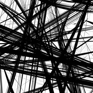 Rastgele kesişen çizgiler geometrik desen