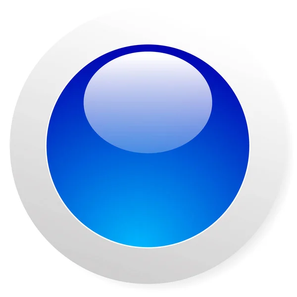 Blank circle button — Stock Vector
