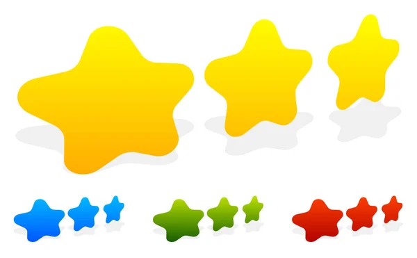 Star rating concept — Stock Vector
