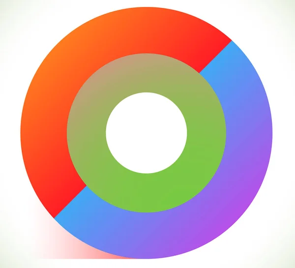 Icône cercle abstrait — Image vectorielle