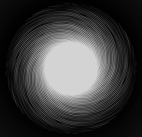 Modèle circulaire avec spirale — Image vectorielle