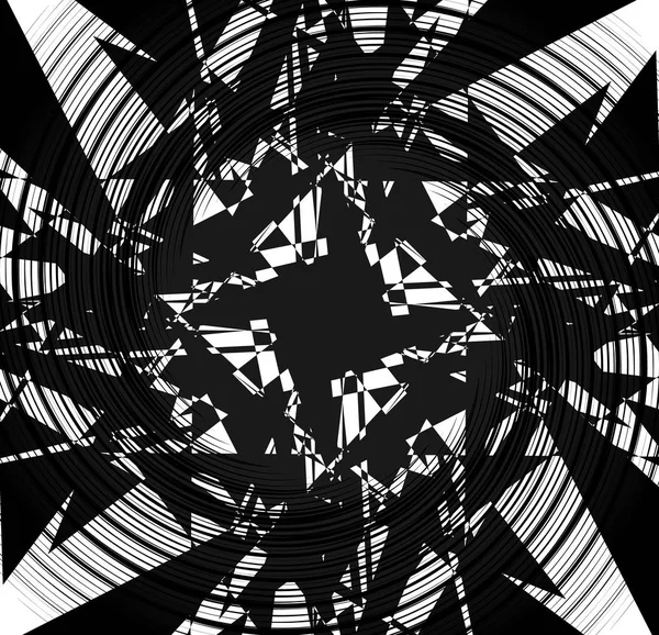 radyal çizgiler ile geometrik öğesi