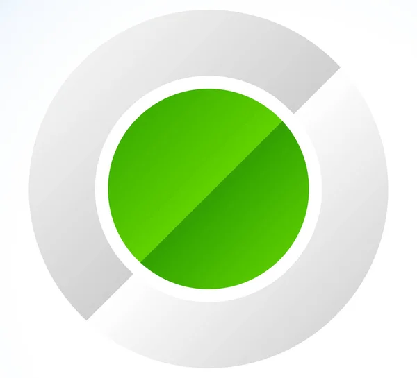 Elemento de diseño círculo en blanco — Vector de stock