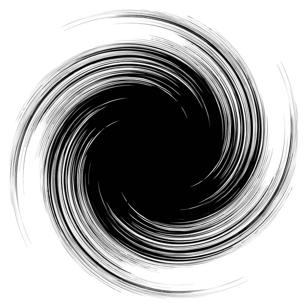 Geometric spiral pattern — Stock Vector