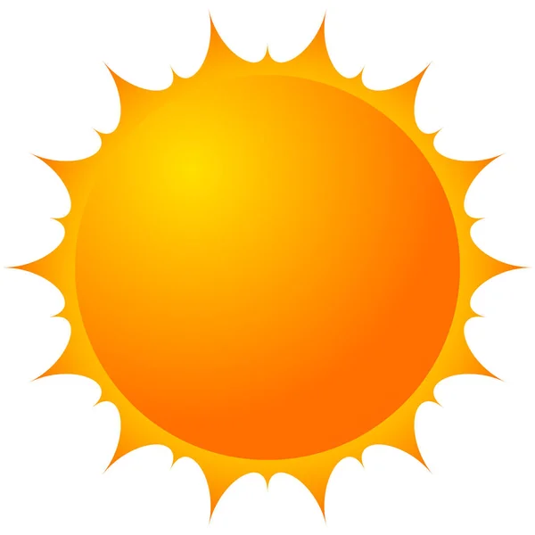 Ilustração brilhante do sol —  Vetores de Stock