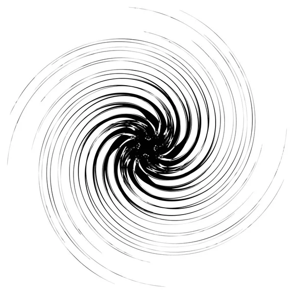 Geometriska spiralmönster — Stock vektor
