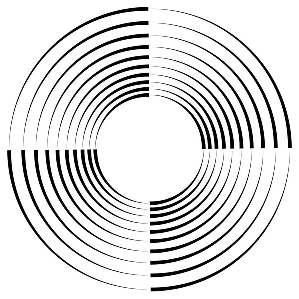Γεωμετρικό μοτίβο ακτίνας — Διανυσματικό Αρχείο