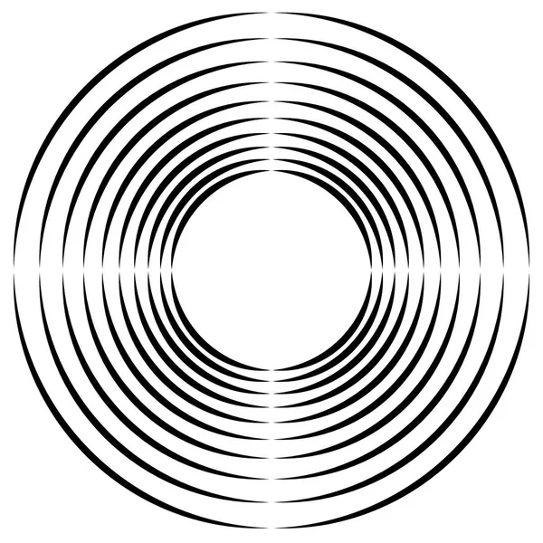 Радиальный геометрический узор — стоковый вектор