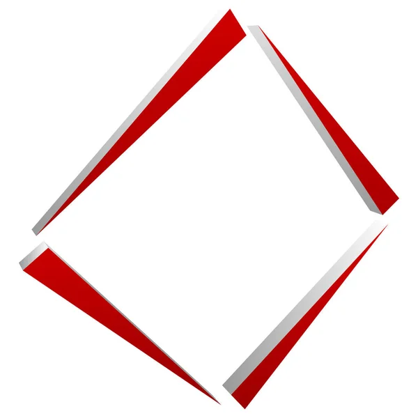 Square geometric element — Stock Vector