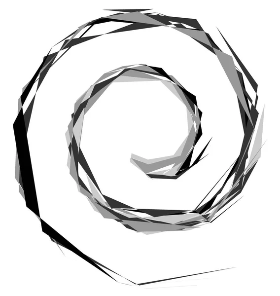 Padrão circular com espiral — Vetor de Stock
