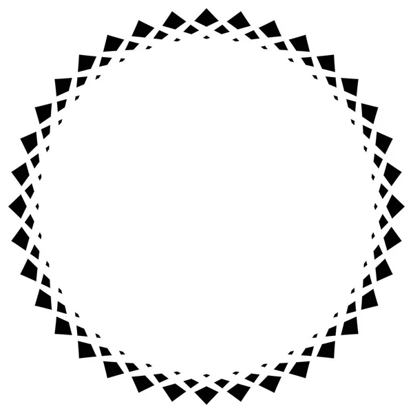 Geometrische Kunst mit kreisförmigem Motiv. — Stockvektor