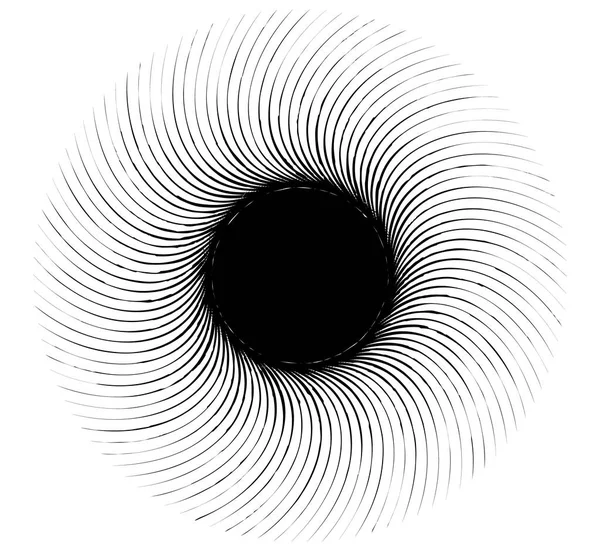 Modèle circulaire avec spirale — Image vectorielle