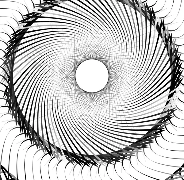 Kreisförmiges Muster mit Spirale — Stockvektor