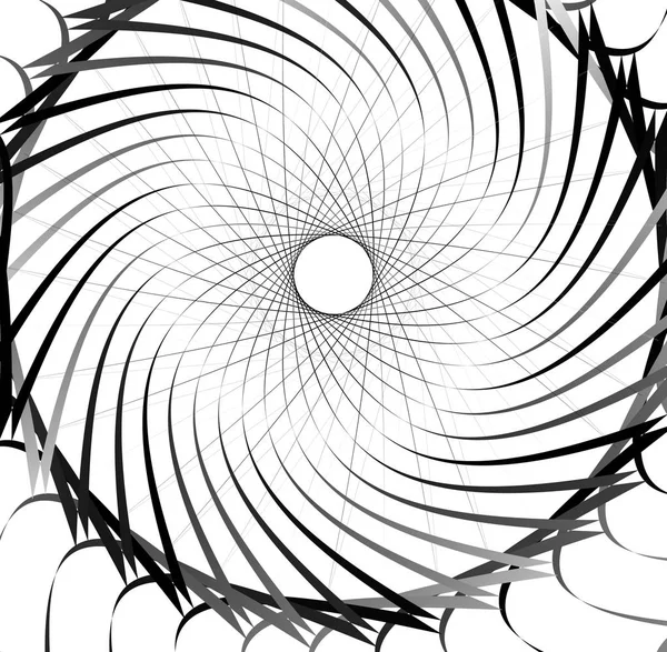 Kruhové pole se spirálou — Stockový vektor