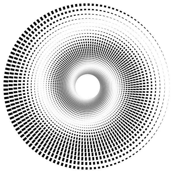 円形をモチーフにした幾何学的な芸術. — ストックベクタ