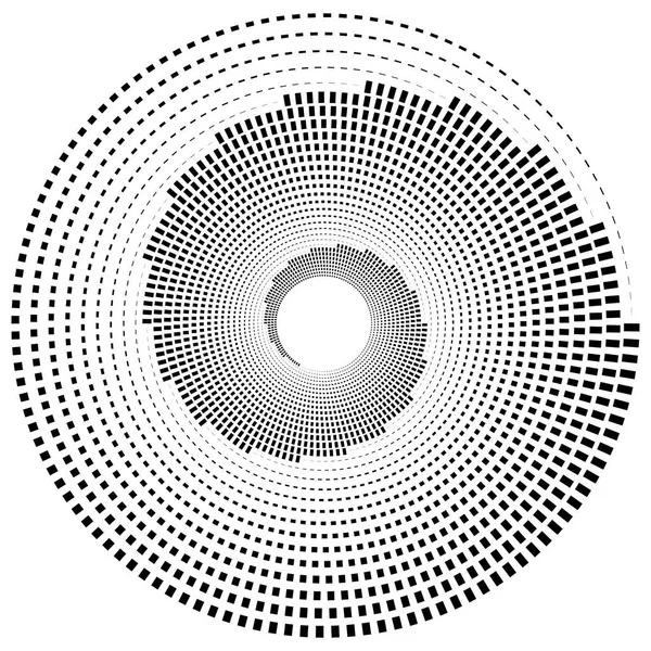 Arte geométrica com motivo circular . — Vetor de Stock