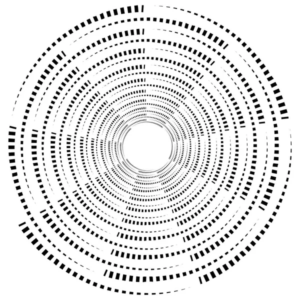 Geometric art with circular motif. — Stock Vector