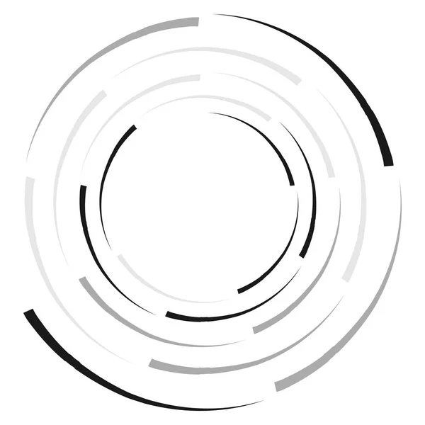 Arte geométrica com motivo circular . — Vetor de Stock