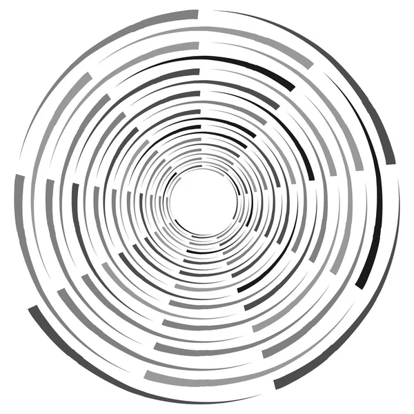 Arte geométrica com motivo circular . — Vetor de Stock