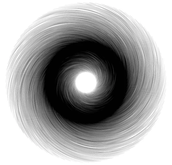 기하학적 나선형 디자인 요소 — 스톡 벡터