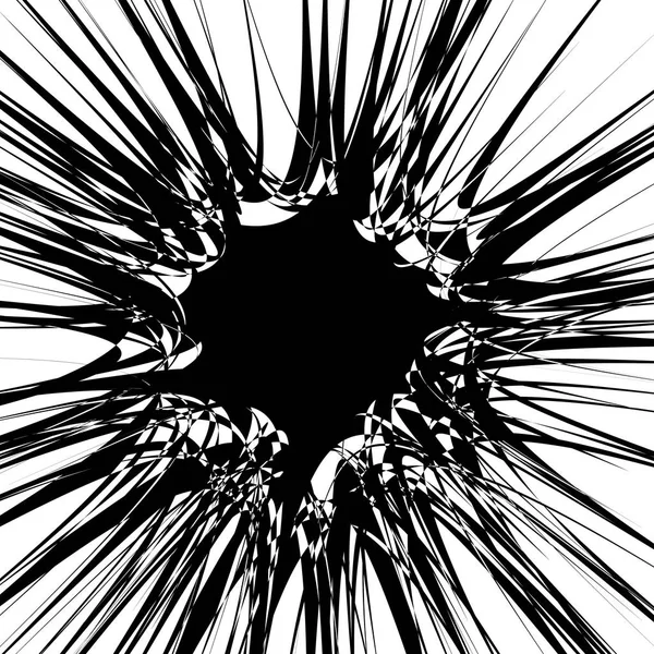 Szorstki, kanciasty teksturowanej element geometrycznej. — Wektor stockowy