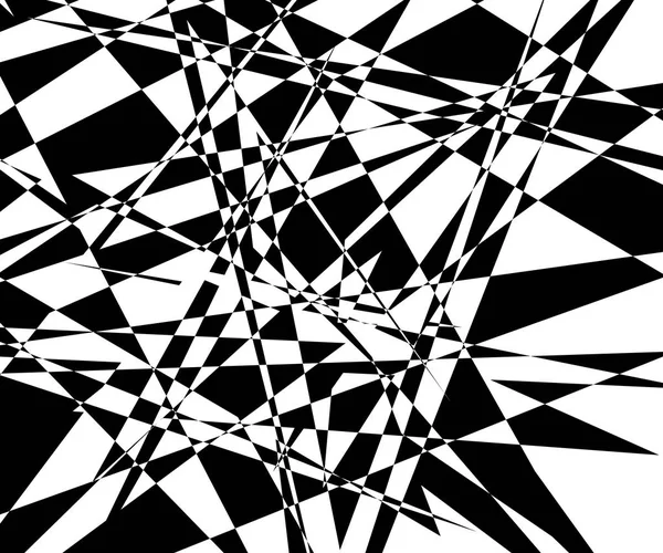 Geometrische edgy vorm, patroon. — Stockvector