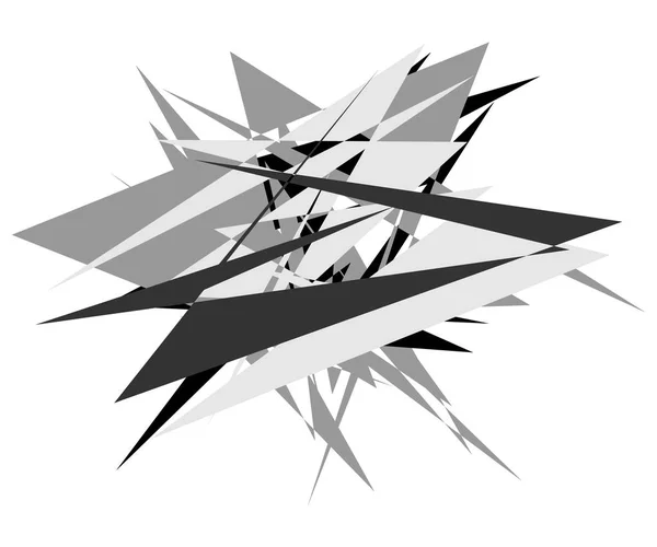 Forme géométrique nerveuse, motif . — Image vectorielle