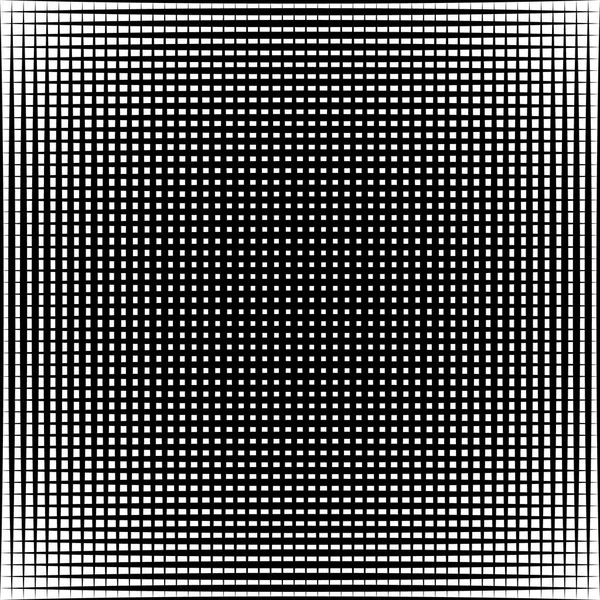 Grille géométrique monochrome — Image vectorielle