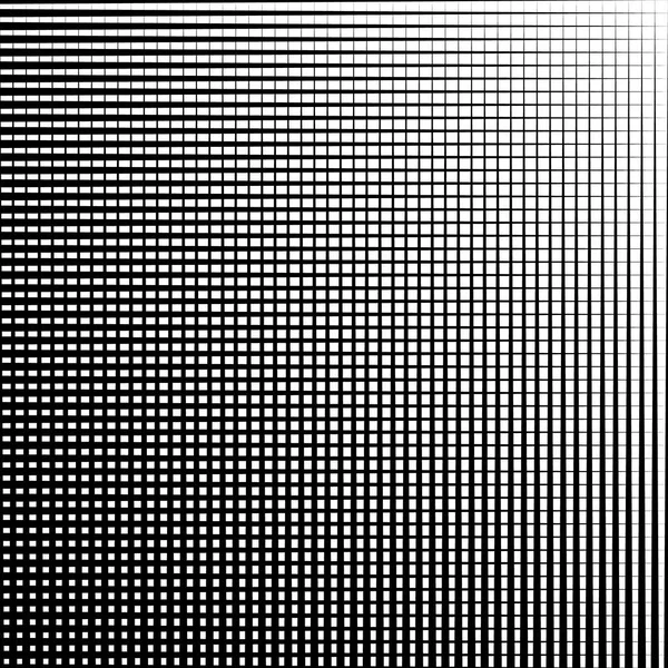 白黒の幾何学的なグリッド — ストックベクタ