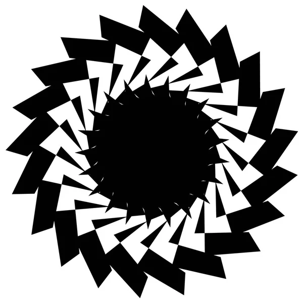 Serie de elementos geométricos radiales — Archivo Imágenes Vectoriales