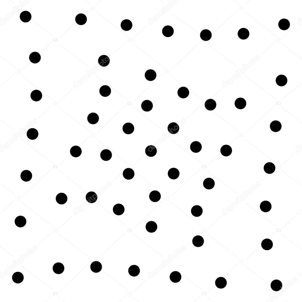 Pattern with random shapes 