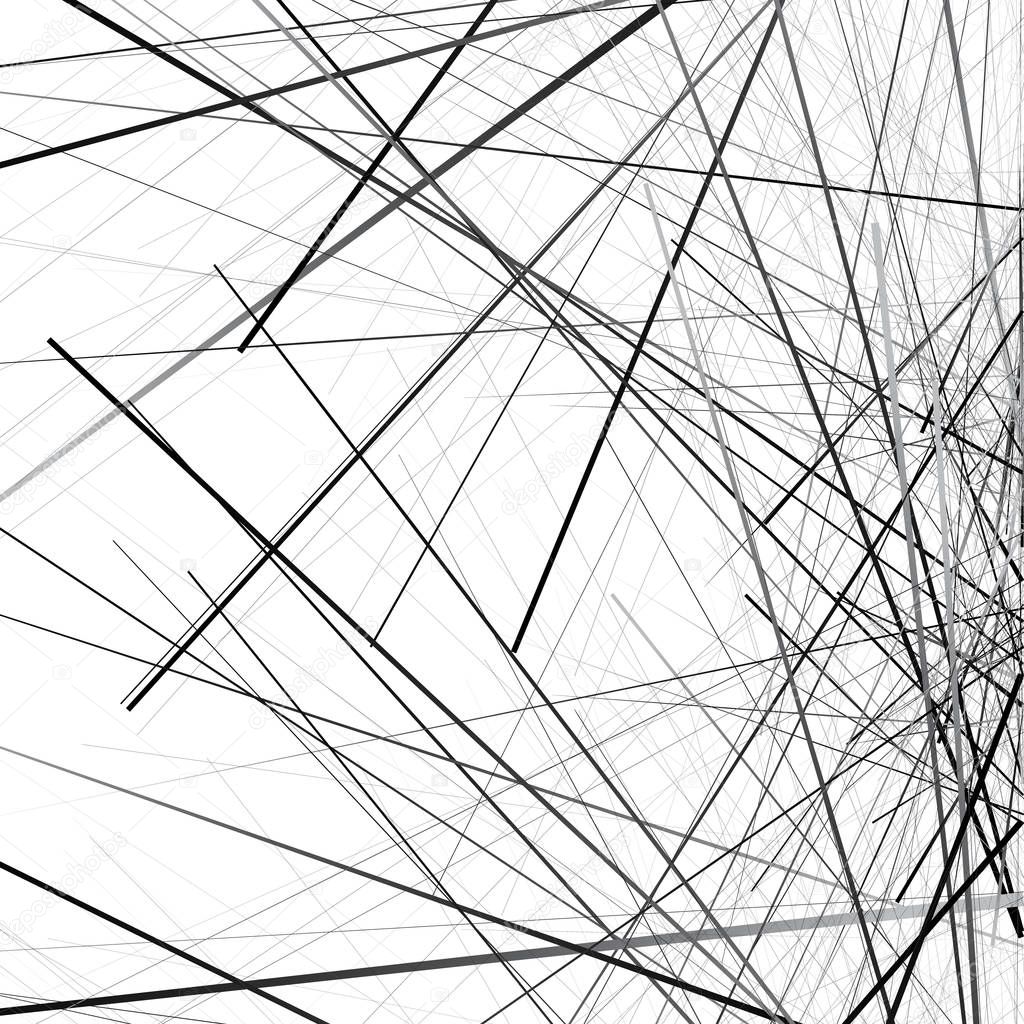 Random chaotic lines pattern — Stock Vector © vectorguy #158291234