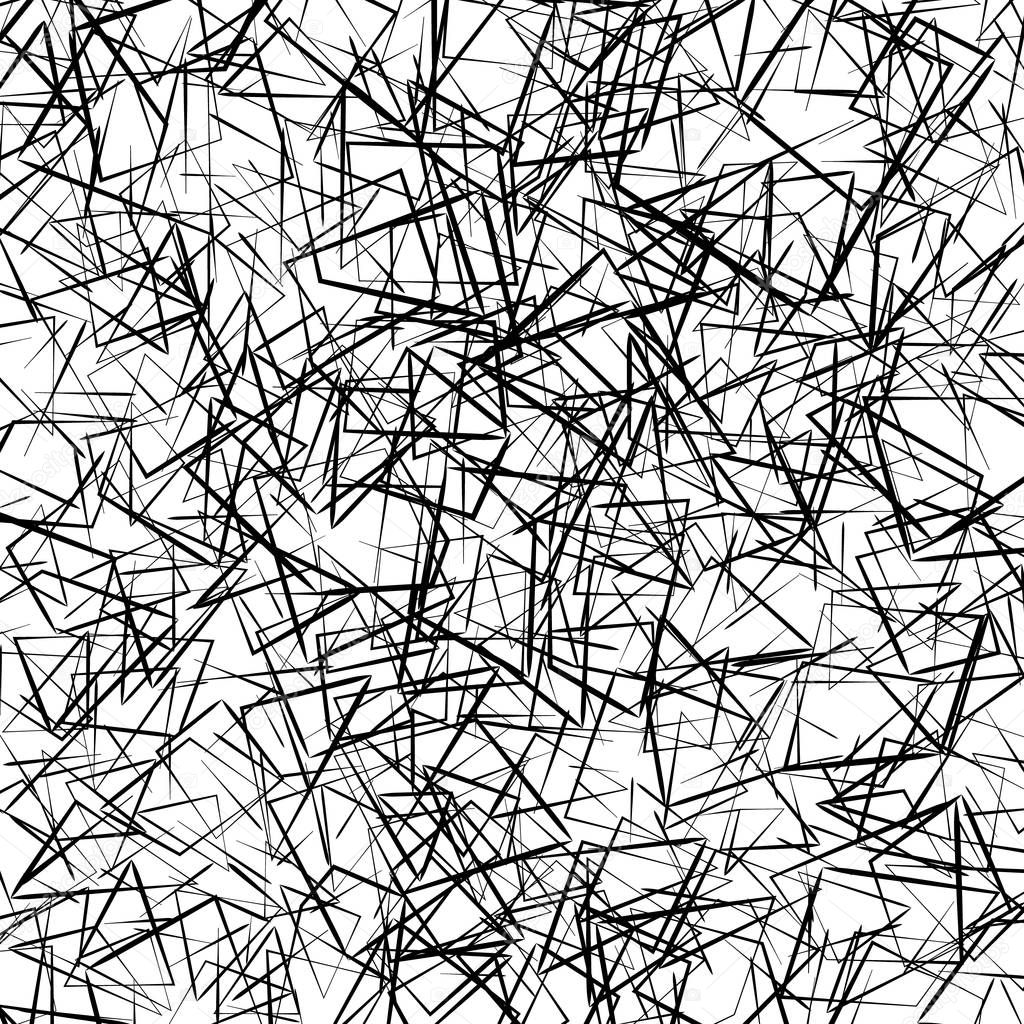 Random chaotic lines pattern 