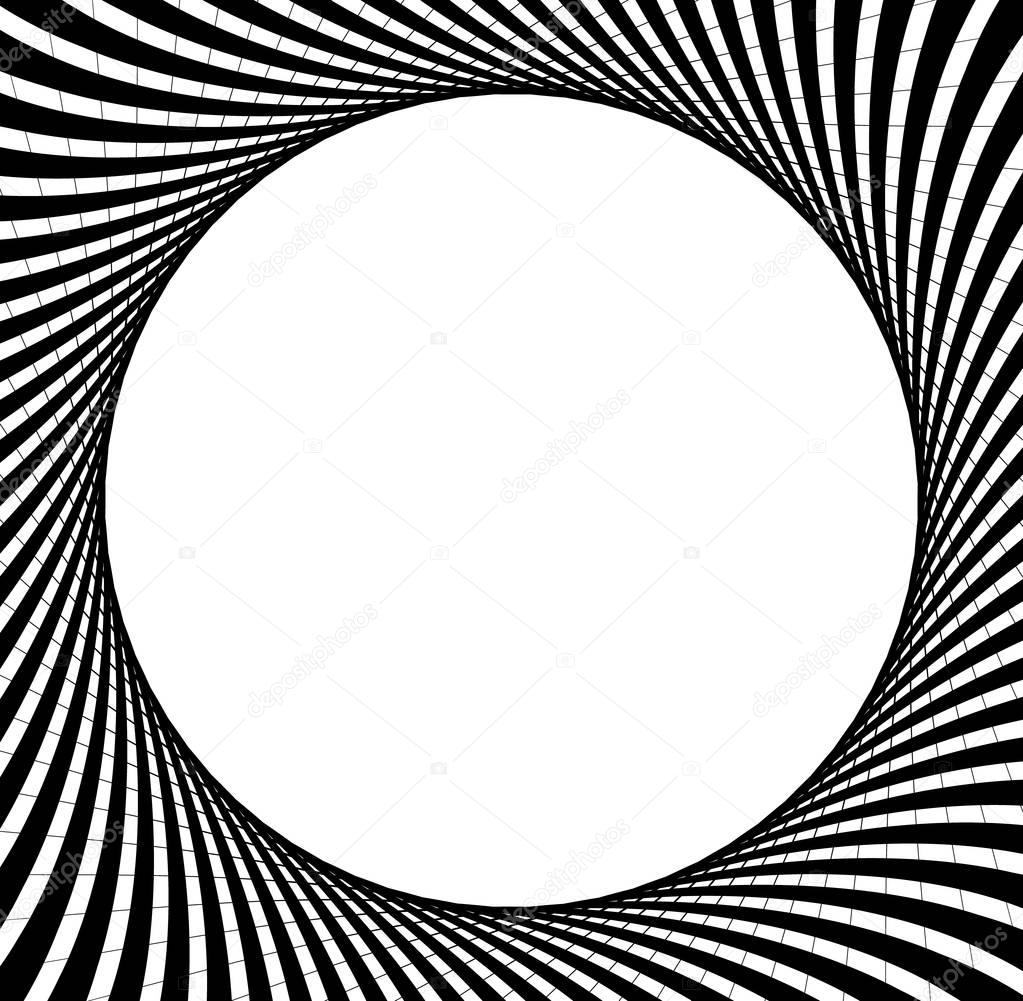 Circular geometric pattern 