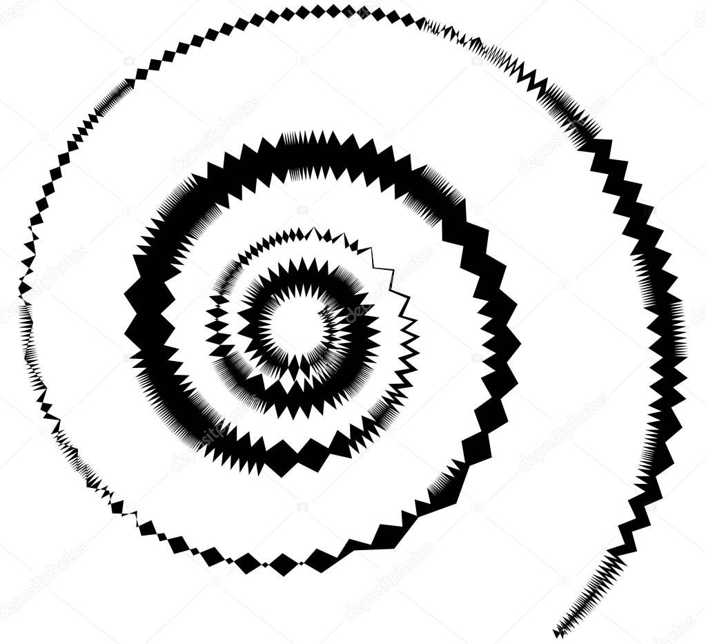 Spiral, twirl illustration. 