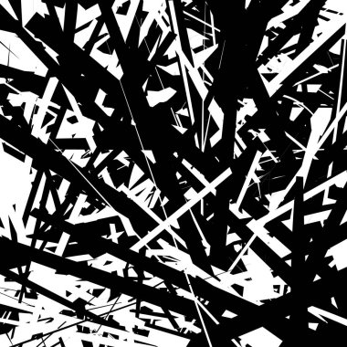 Dağınık siyah-beyaz desen