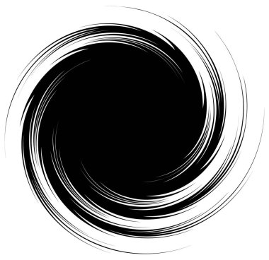 Bozulma dönen radyal çizgiler. 