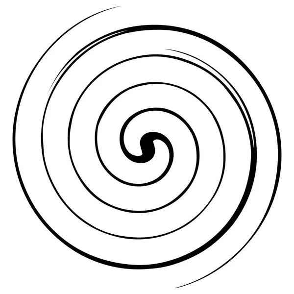 Espiral, giro ilustración . — Vector de stock