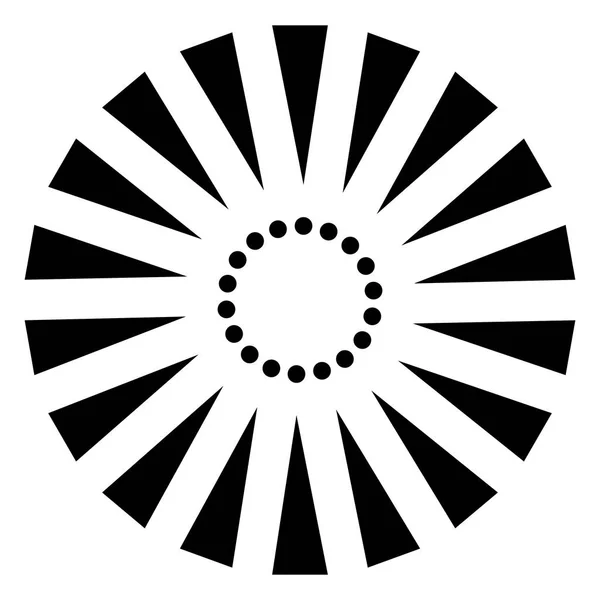 Κυκλική γεωμετρικό σχήμα — Διανυσματικό Αρχείο