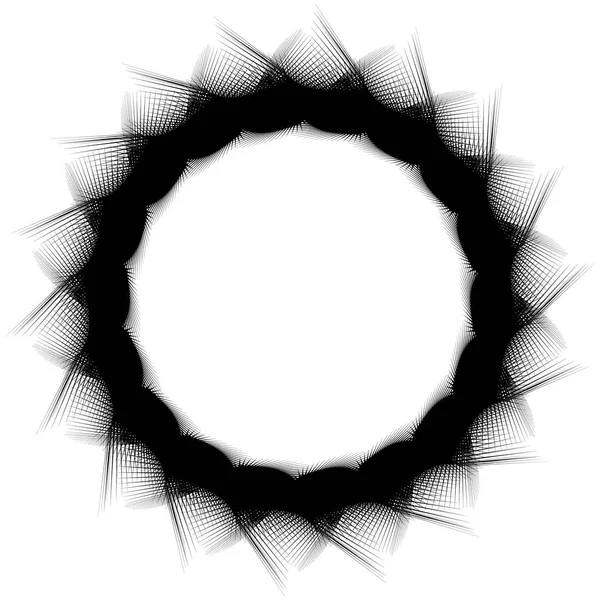 Kruhové geometrický tvar — Stockový vektor