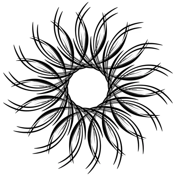 Forme géométrique circulaire — Image vectorielle